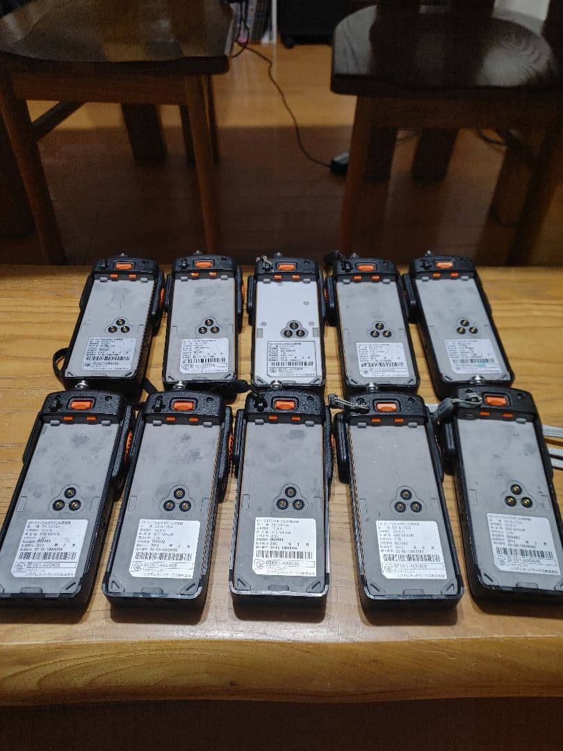 【ジャンク】Panasonic 携帯型無線機 EK-6175A 10台セット