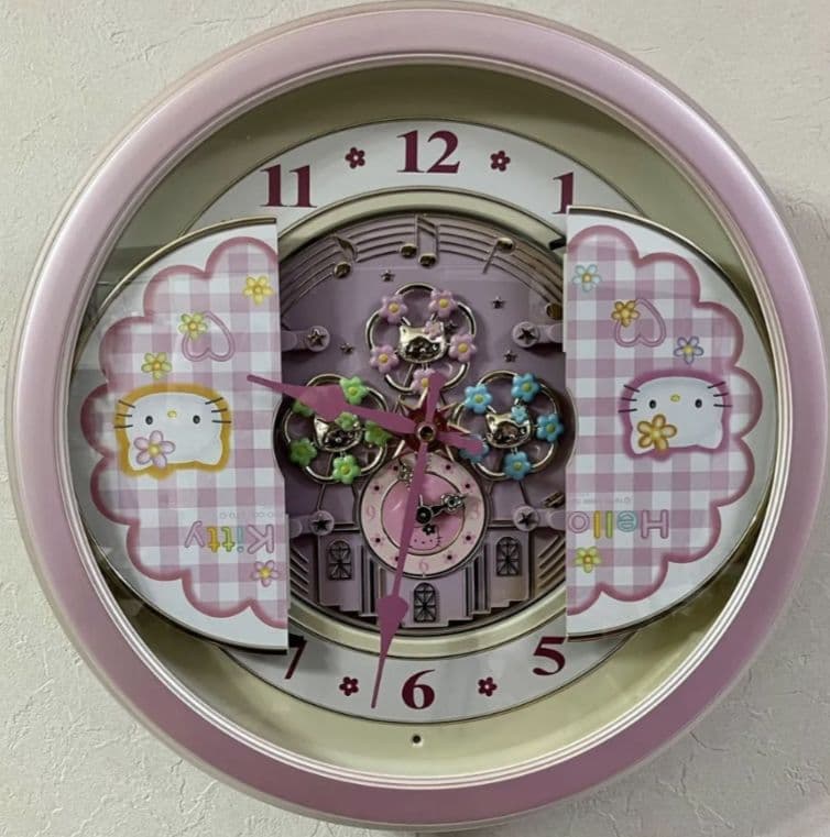 激レア 未使用級【ハローキティ】壁掛け時計　CITIZEN 4MH754-013