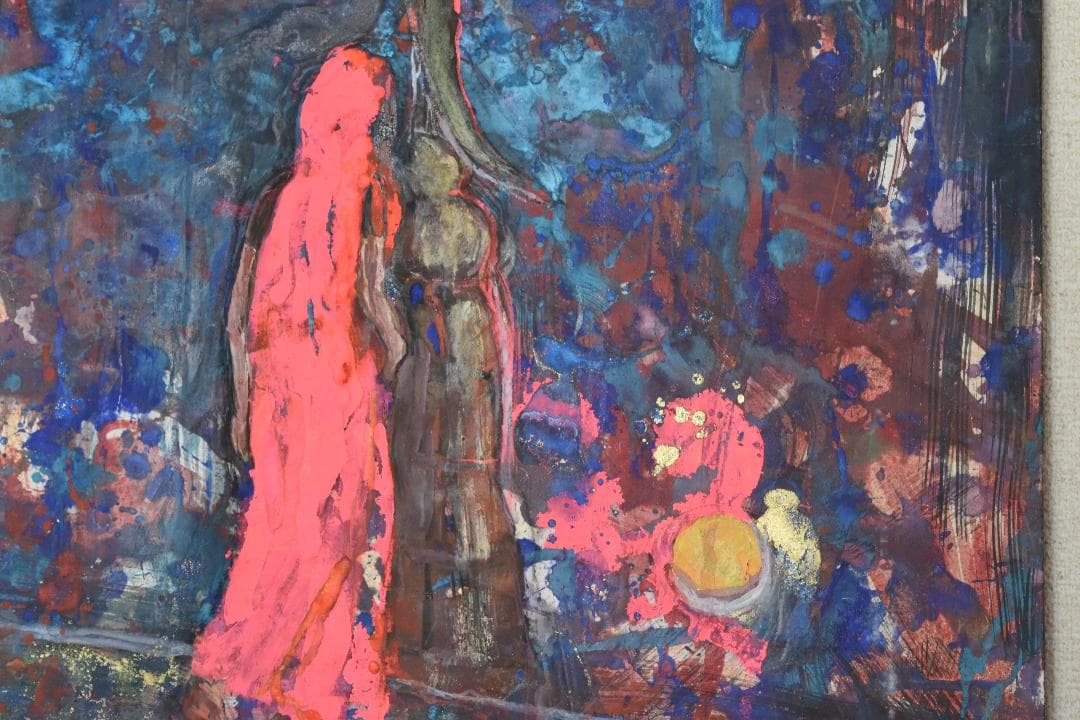 文化勲章受章作家★日本画家・堂本印象　希少抽象画原画作品