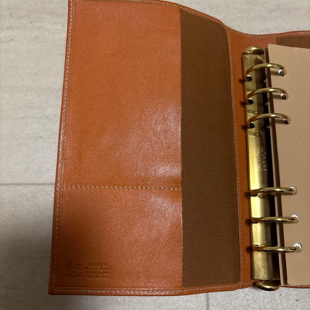 お値下げしました! IL BISONTE キャメルレザー スケジュール帳