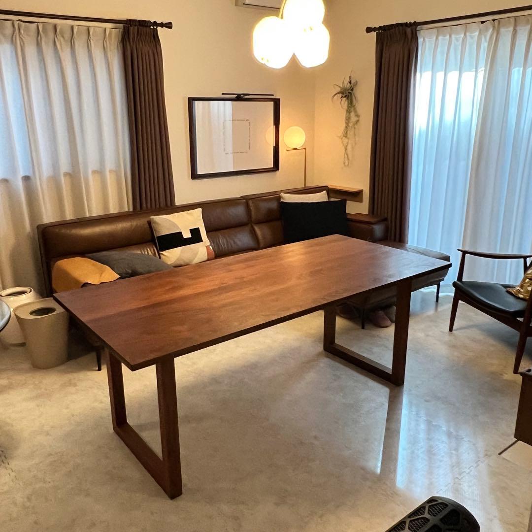 超美品⭐︎MASTERWALマスターウォール　ウォールナット ダイニングテーブル
