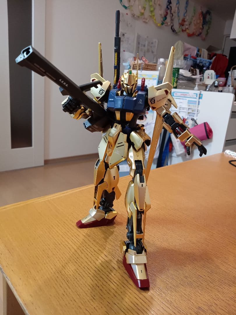 ガンプラ　mg 完成品　百式