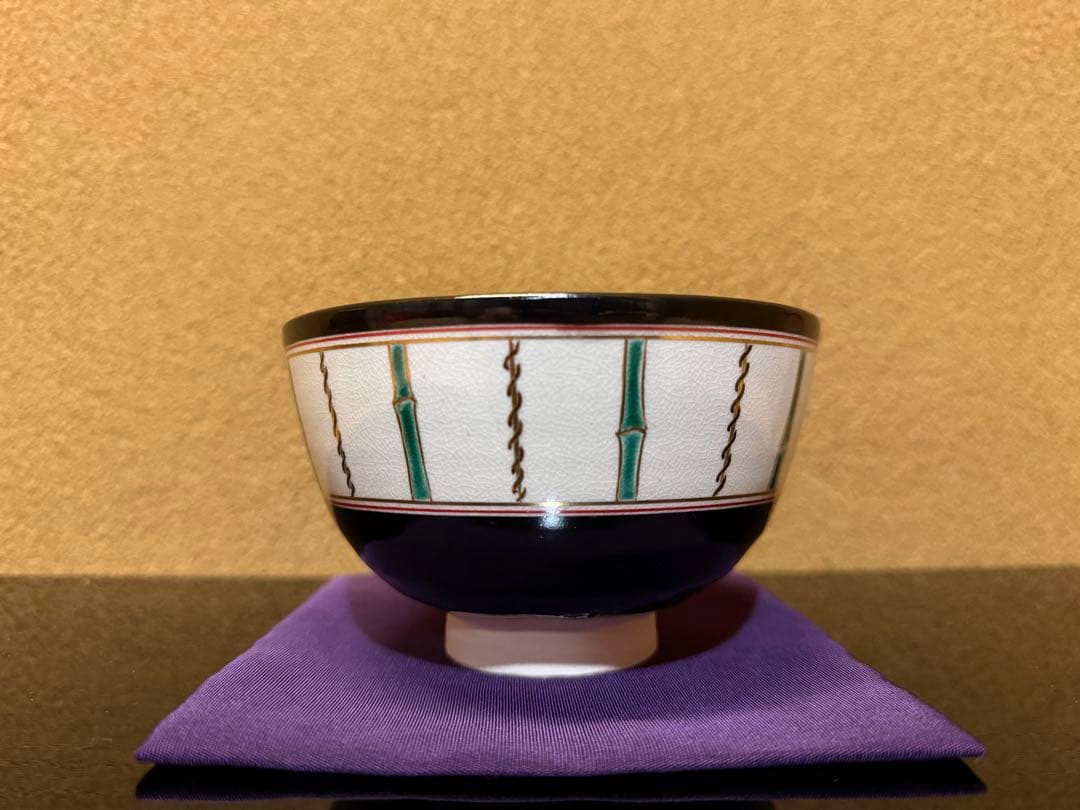 宮川香斎　真葛香斎　竹ノ絵茶碗