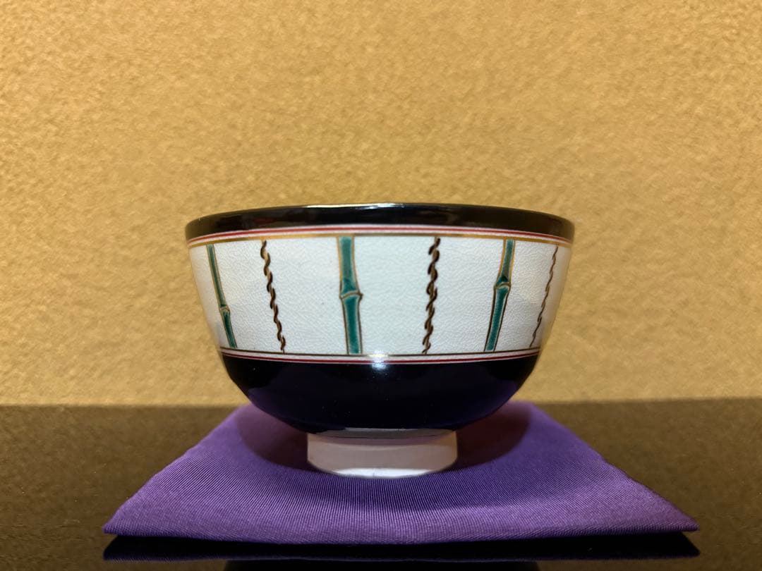 宮川香斎　真葛香斎　竹ノ絵茶碗