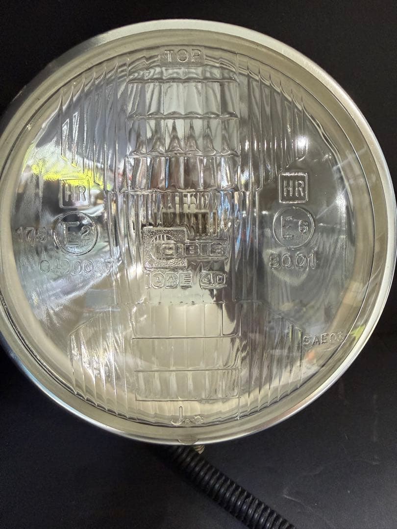 激レア　希少　当時物デュアルカウル用CIBIEフォグランプ/ライトカバー付シビエ