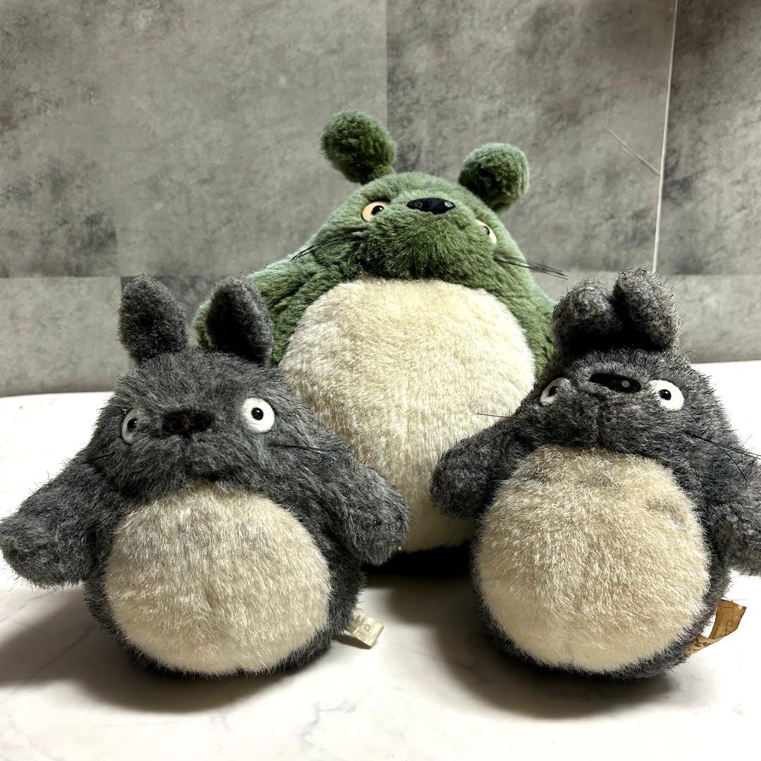 となりのトトロ　中トトロ　小トトロ ぬいぐるみ 徳間書店 3匹セット レトロ