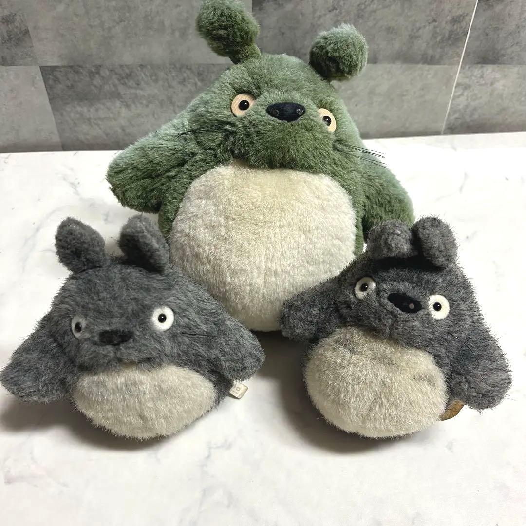 となりのトトロ　中トトロ　小トトロ ぬいぐるみ 徳間書店 3匹セット レトロ