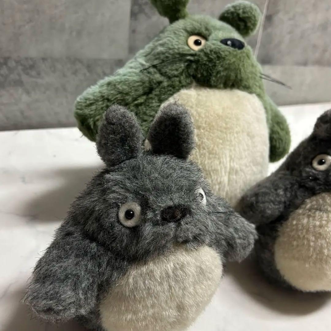 となりのトトロ　中トトロ　小トトロ ぬいぐるみ 徳間書店 3匹セット レトロ