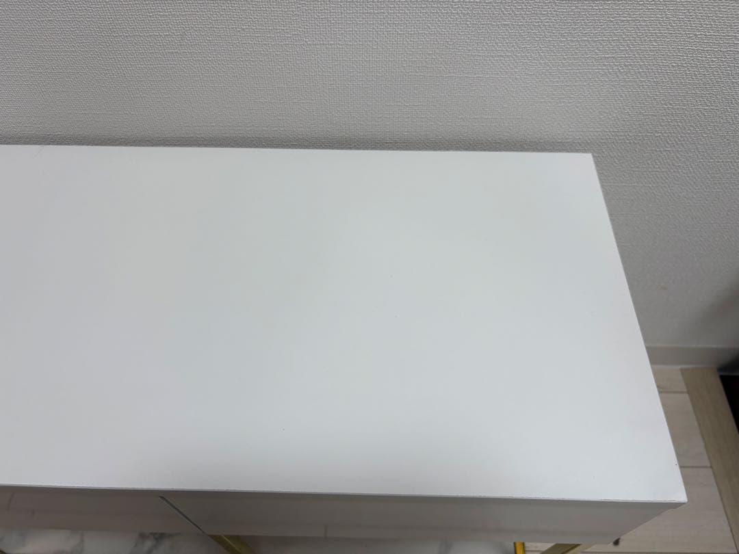 【美品】フランフラン　レーヌテレビボード2 TV台　大理石調　ゴールドフレーム