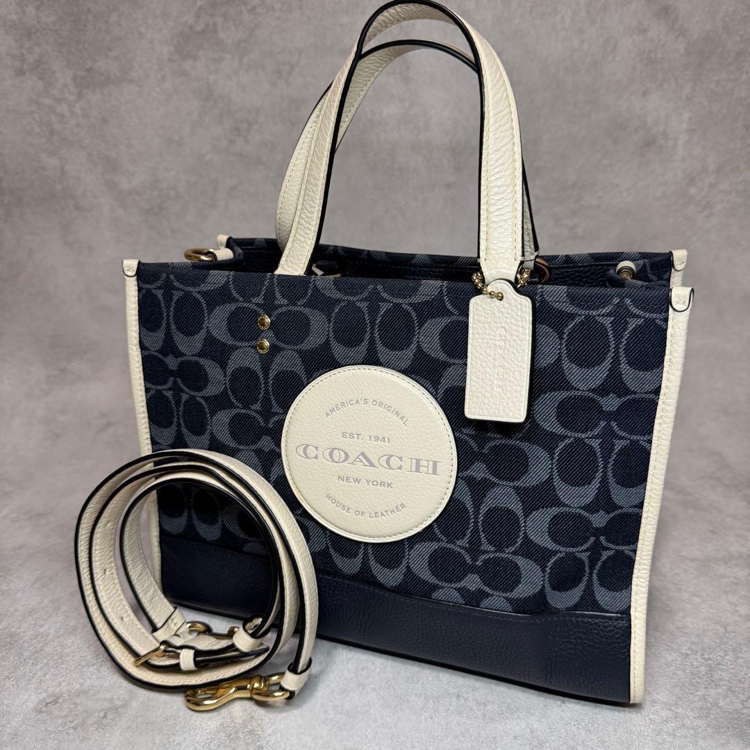 美品 コーチ デンプシートートバッグ C2826 ショルダーバッグ 2way