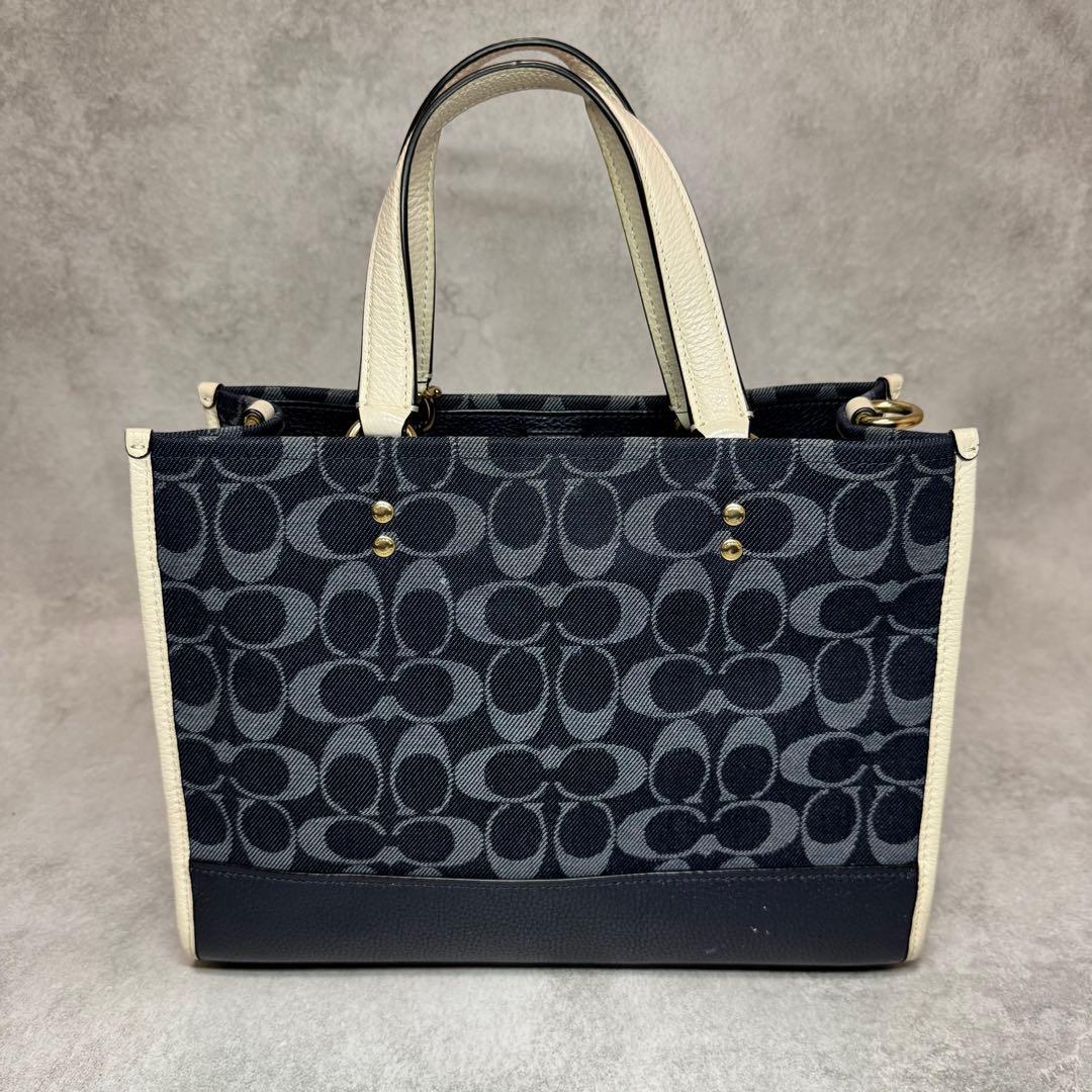 美品 コーチ デンプシートートバッグ C2826 ショルダーバッグ 2way