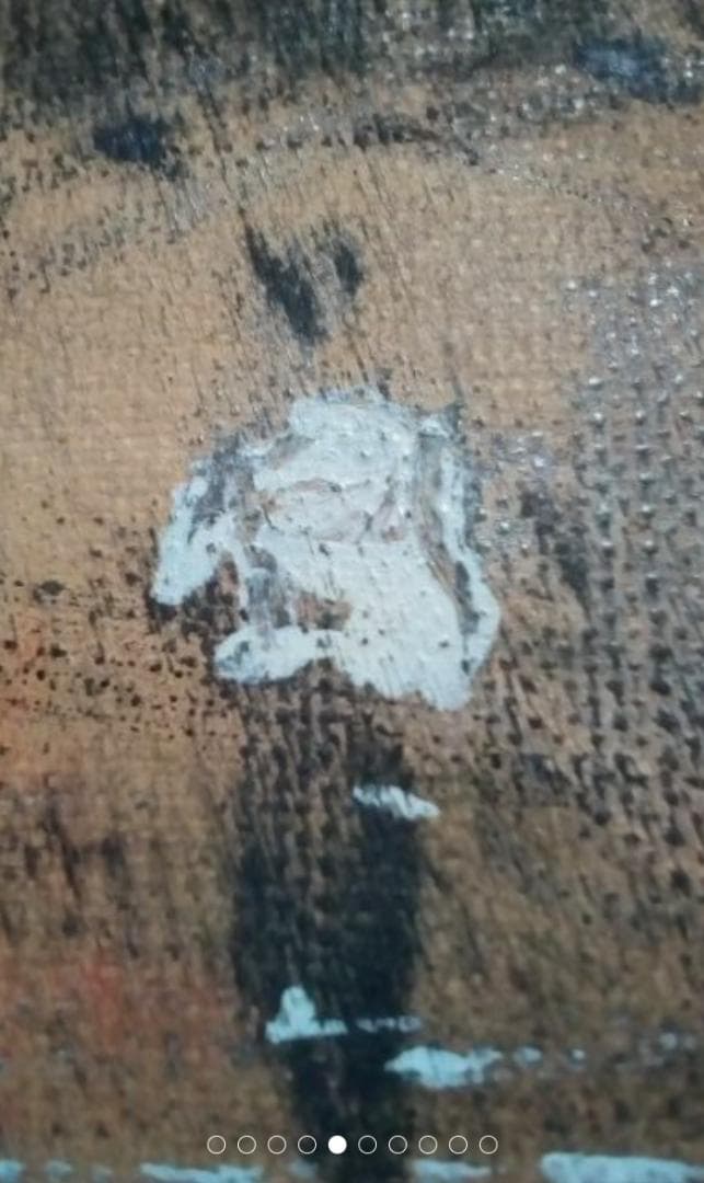 吉田民尚　題名不明　真作油彩4F1995年ぐらいに美術年鑑評価一号190万