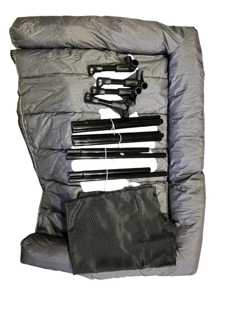 ペットベッド大型犬 、-107*76 cm ブラック 少し傷あり 説明書なし