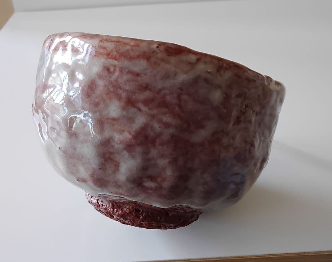 楽　抹茶碗　百田火山　手びねり