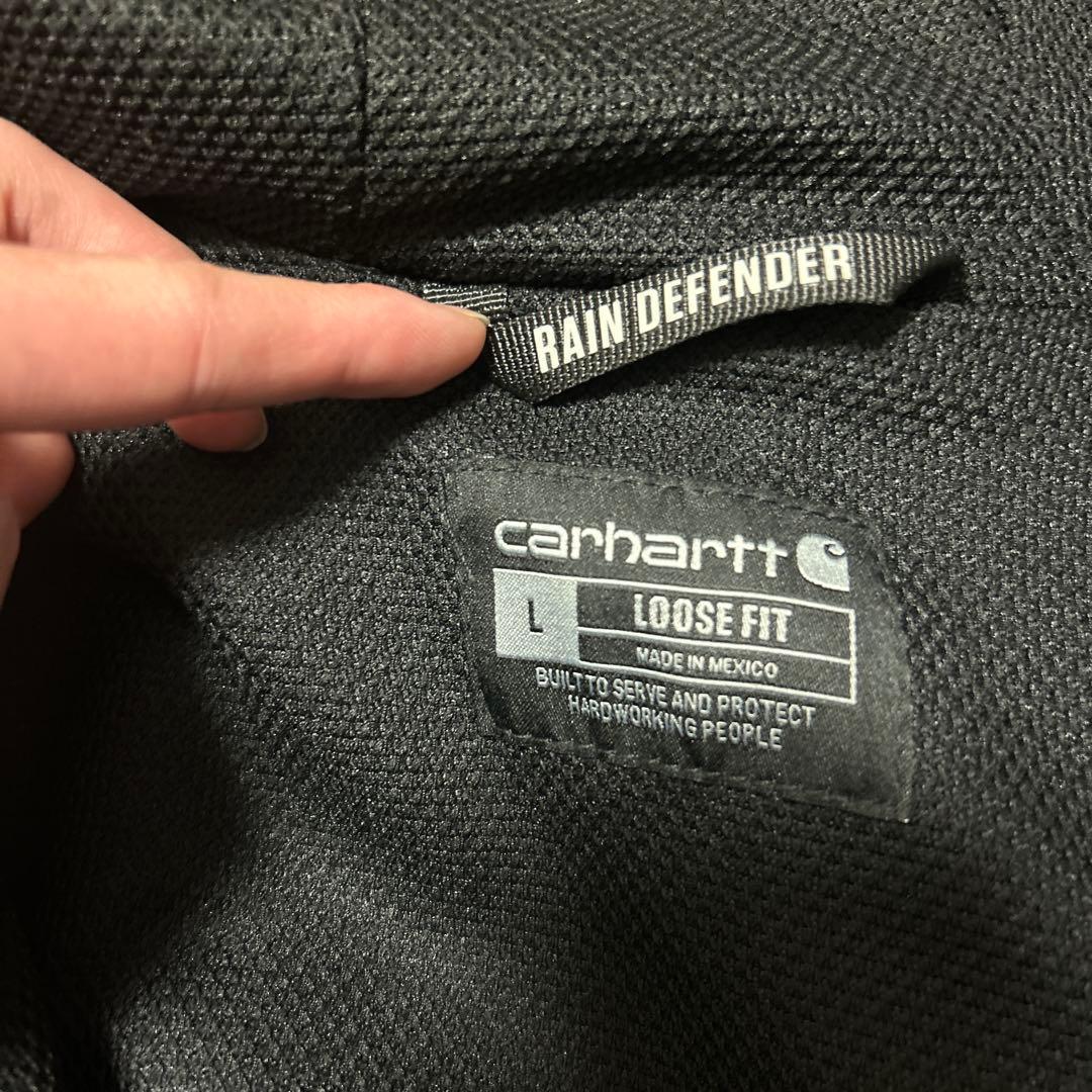 carhartt ジップパーカー　ブラック