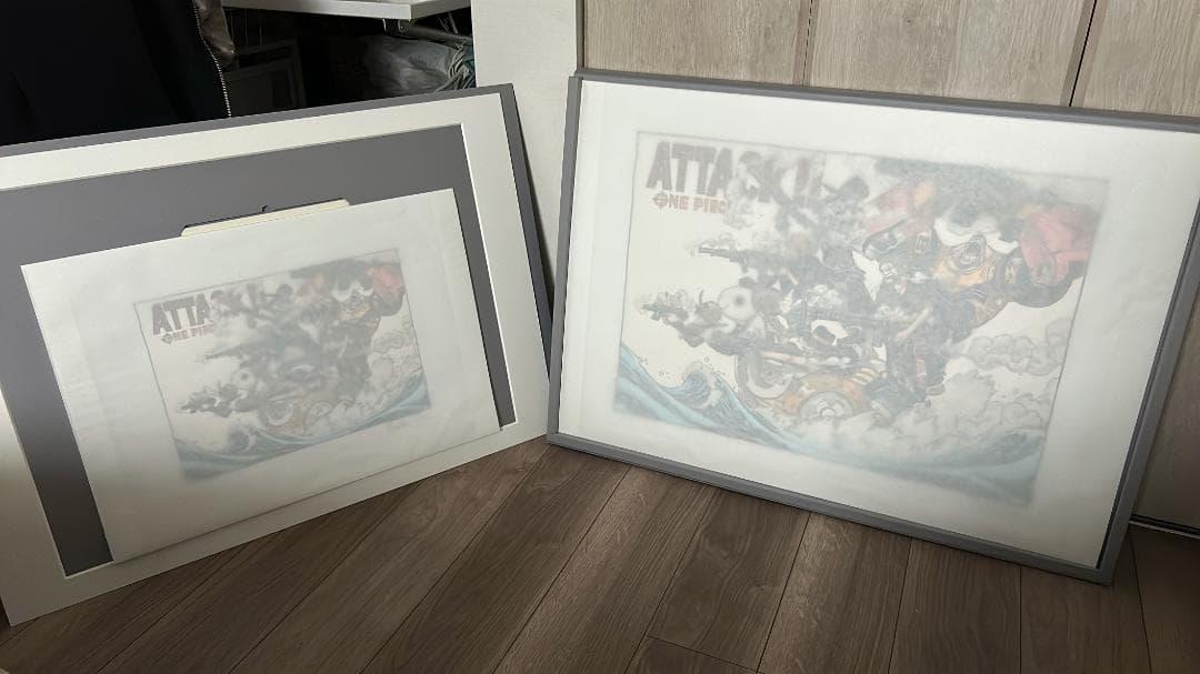 週末限定値下げ【複製原画】ONE PIECE マンガアート ATTACK!!