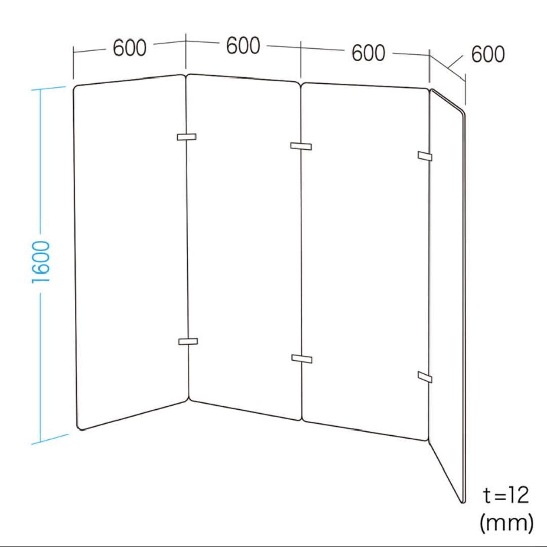 ファブリック パーテーション 160cm (定価41,000円)