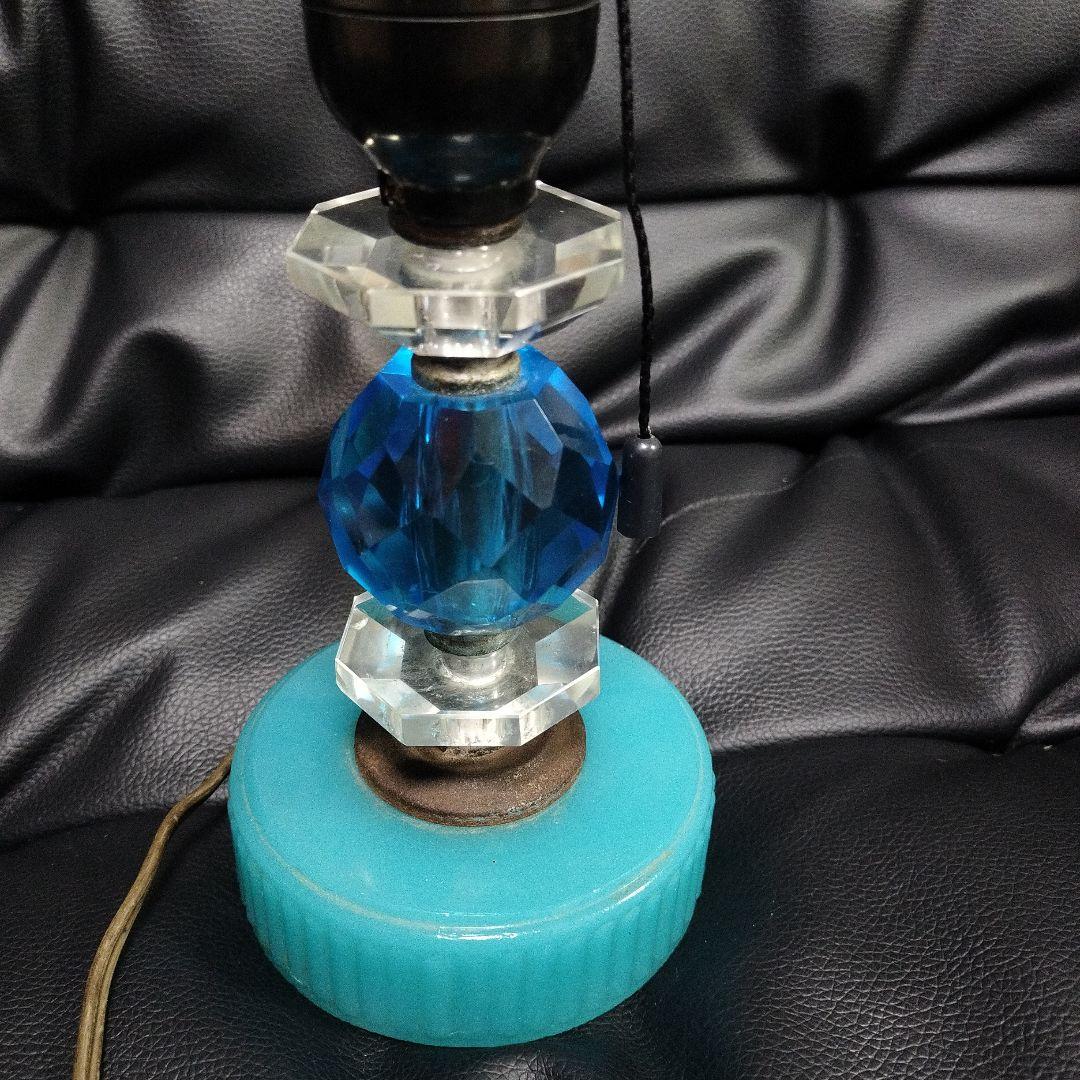 アンティーク ミルクガラス ランプ スタンドライト 骨董