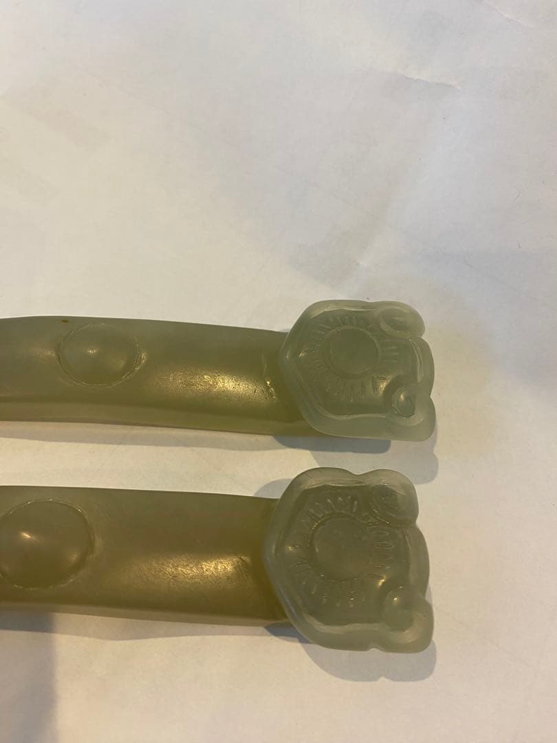 古白玉彫刻如意2点セット85g TA1159