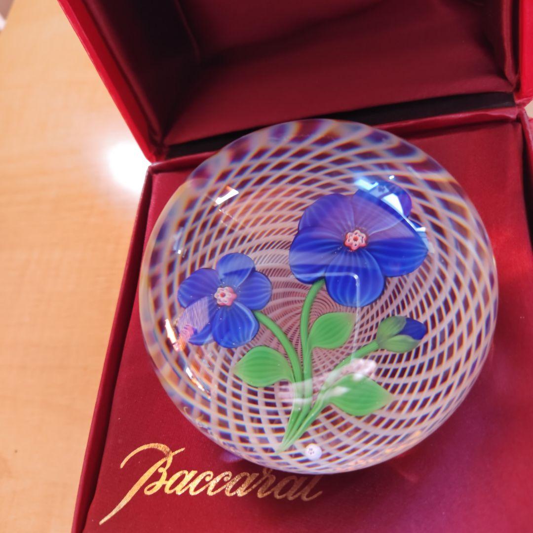 【世界175個限定】バカラ　ペーパーウェイト　花　ラッティチーノ　1984年