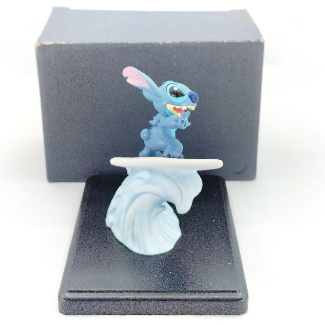 陶器製 スティッチ 波乗り飾り 鯉のぼり サーフィン ディズニー フィギュア