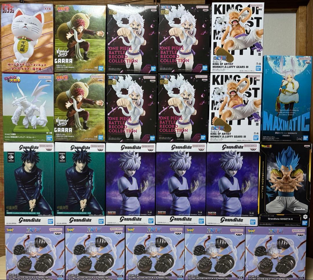 プライズフィギュア　まとめ売り　ワンピース　ドラゴンボール　キルア　呪術廻戦