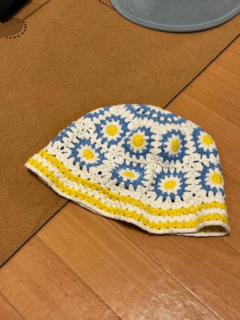 SON OF THE CHEESE サノバチーズFlower Knit Hat