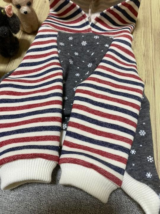 犬服  ラグランフード(Ｌ)   ꒡̈⃝Lily꒡̈⃝ハンドメイド