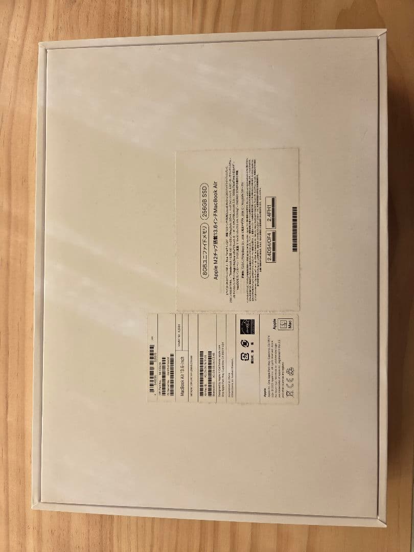 MacBookAir M2 8GB/256GB　ミッドナイト