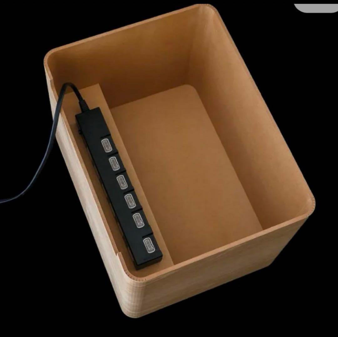 美品 曲木のケーブルボックス 大小セット 加藤順子 dinos コラボ商品