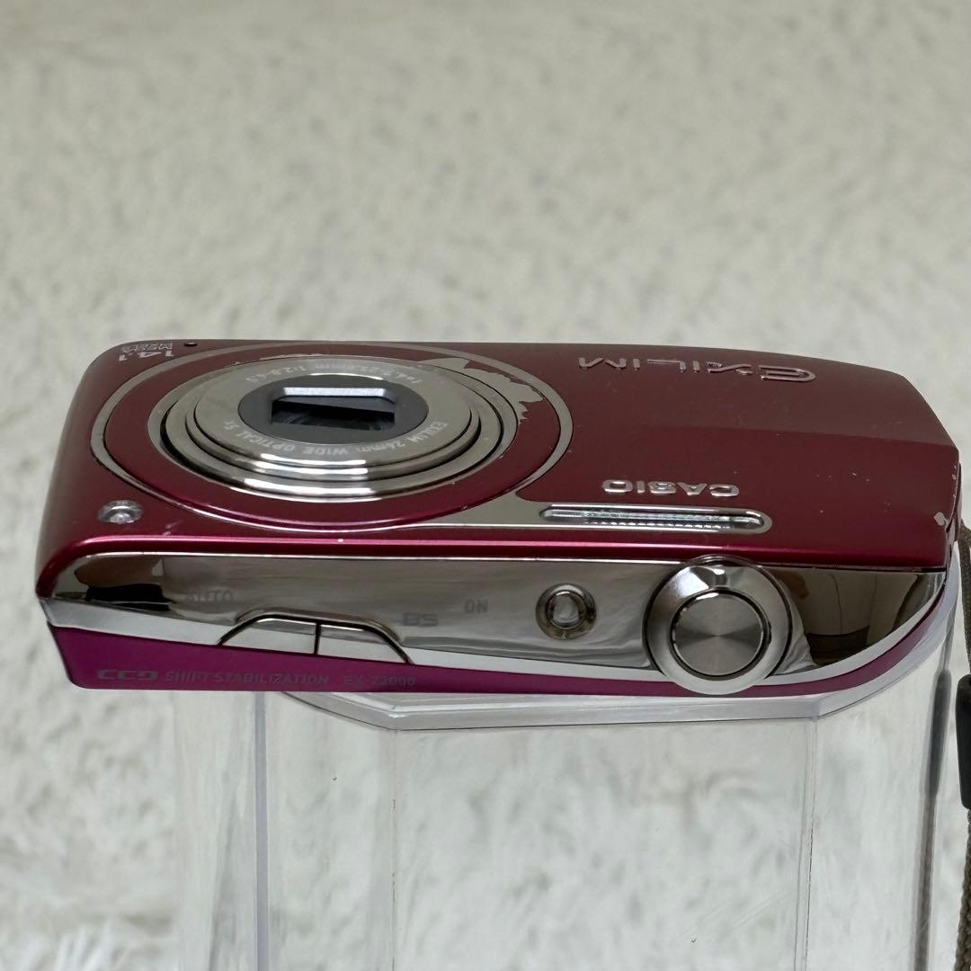 CASIO カメラ　エクシリム　EX-Z2000 レッド コンデジ　動作品