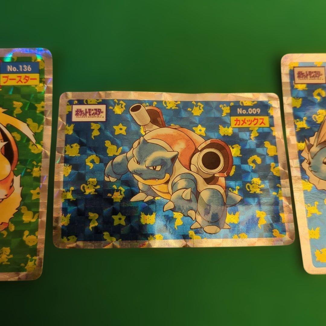 ポケモン トップサン　プリズムステッカー　3枚セット