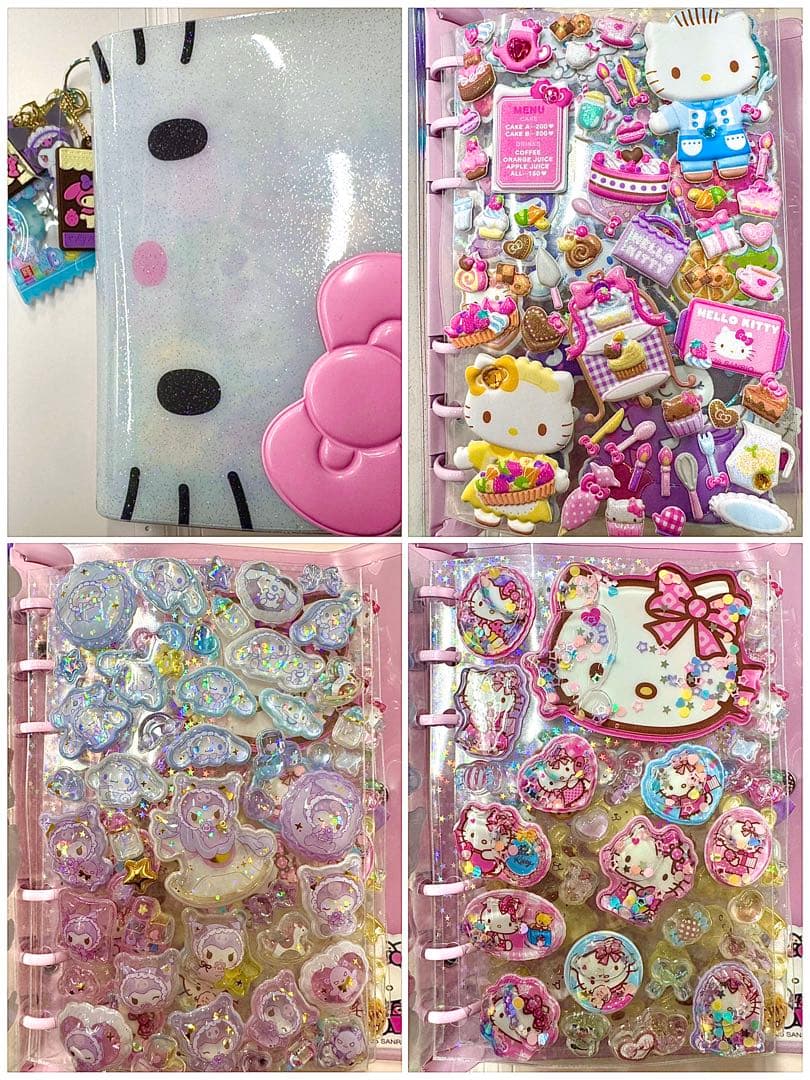 【シール帳♡8冊セット51ページ以上】 シール帳 完成品 シール 平成 平成女児