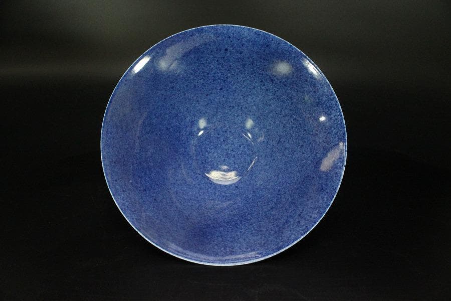 中国美術 唐物 南京吹墨 菓子器 碗 乾隆年製 瑞雲居珍蔵 書箱(RC908)