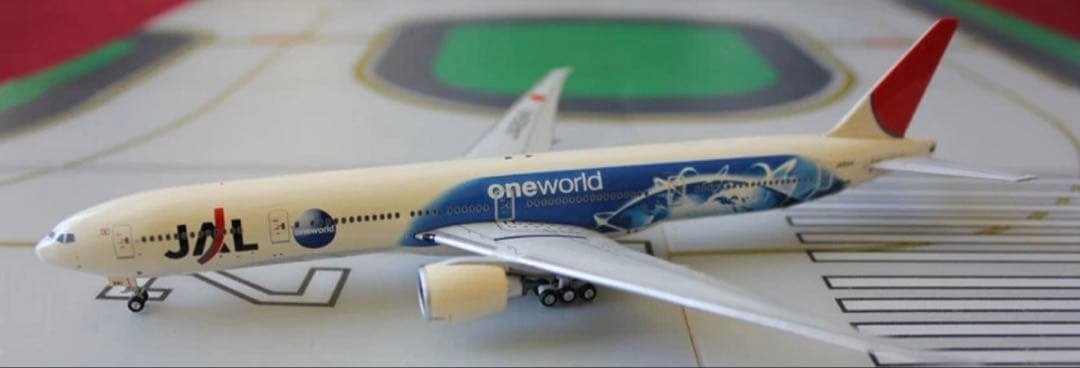 【レア】Phoenix日本航空B777-300ワンワールドモデル1:400