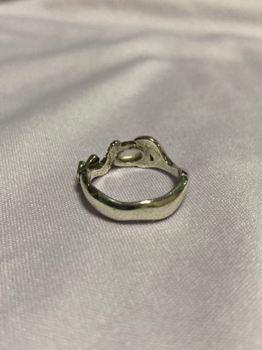 エムズコレクション　シルバーリング　ムーンストーン