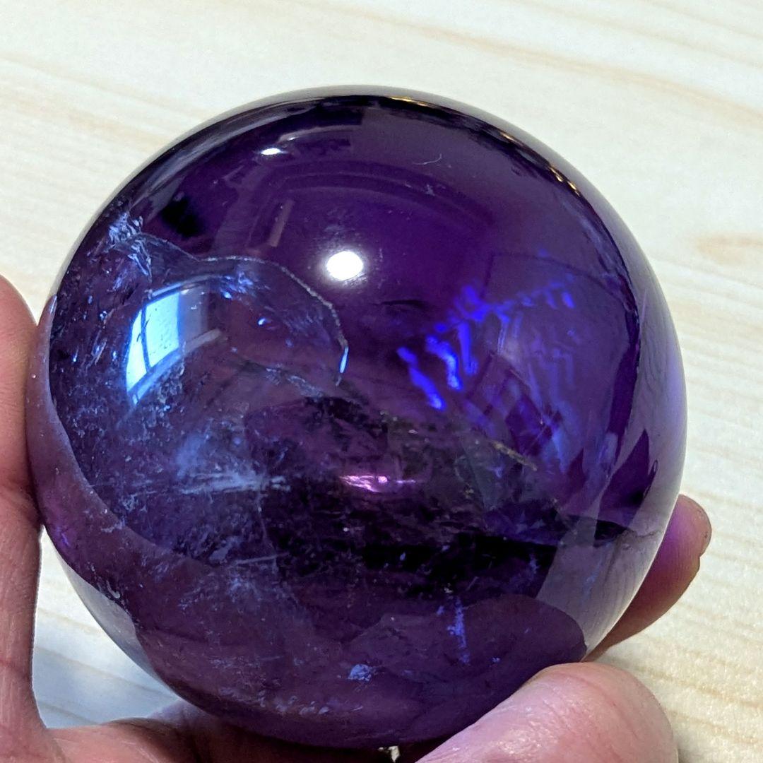 Aiページ★最高品質 アメジスト スフィア 丸玉 70mm