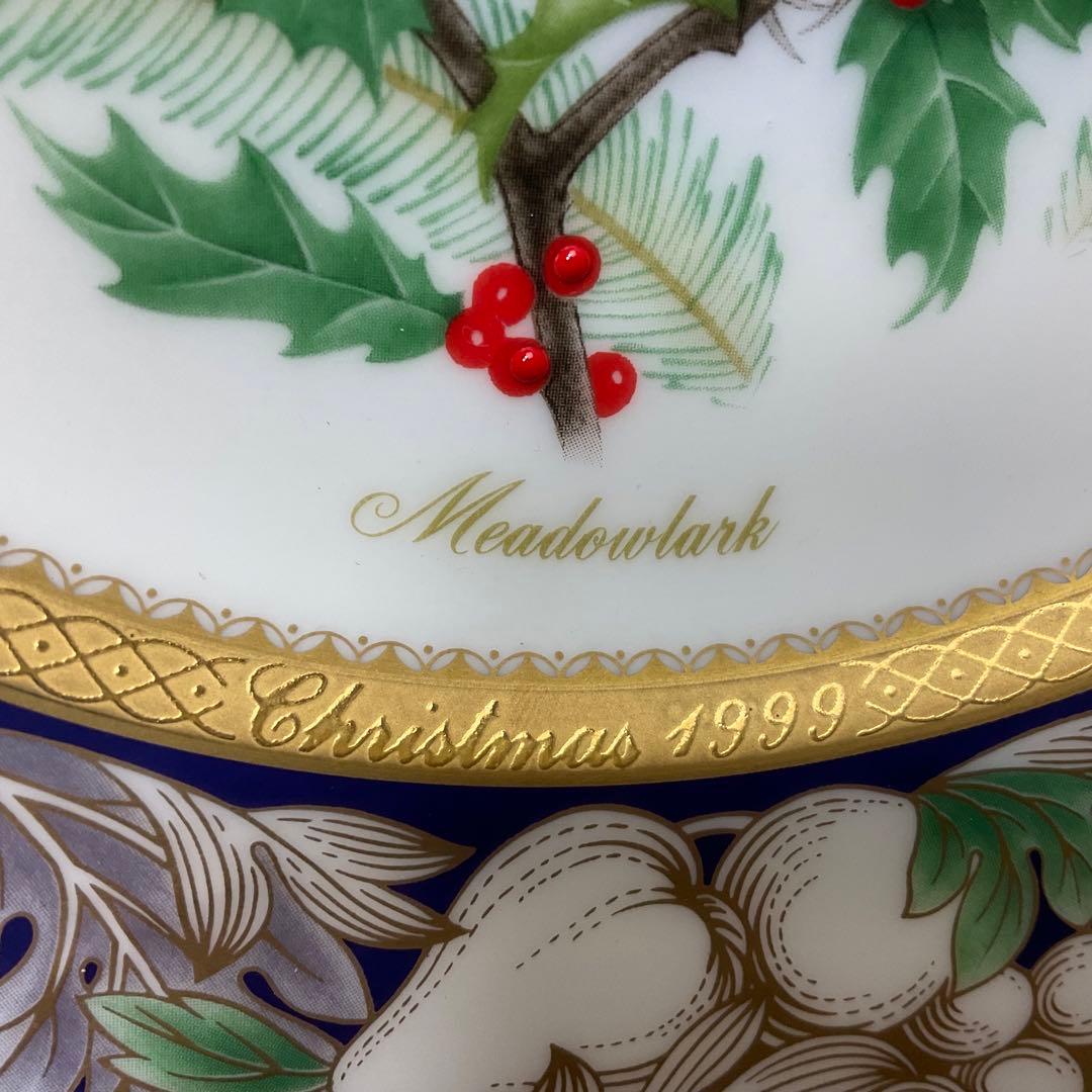 【限定】ノリタケ BIRDS OF AMERICA クリスマスプレート 1999