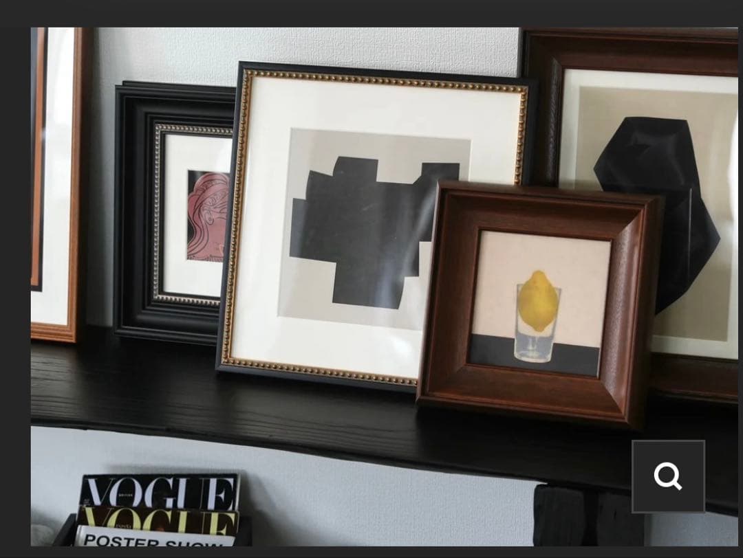 幾何学的・抽象的アートフレームセット&classy ポスター北欧