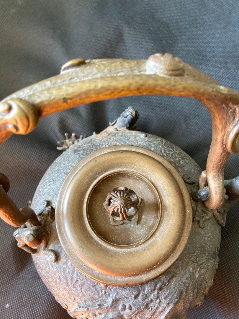 shopping　茶道具 鉄瓶　亀文堂鉄壺　鯉のぼり