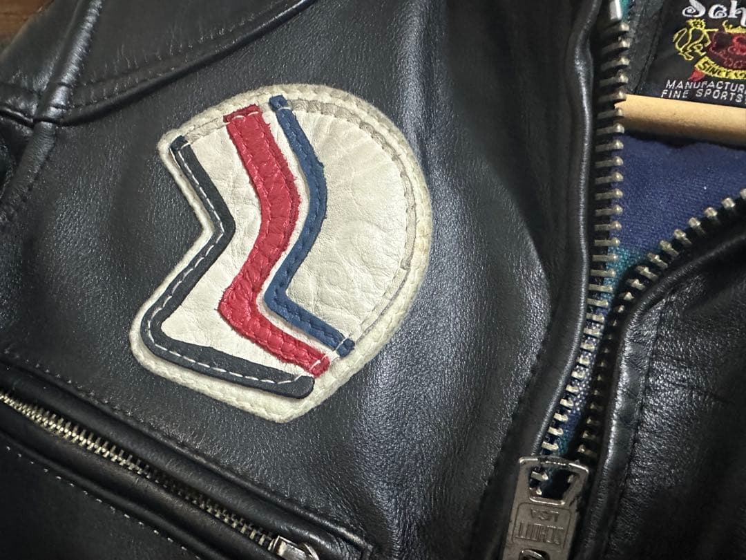 Schott クラシックレーサー ブラック ライダースジャケット M