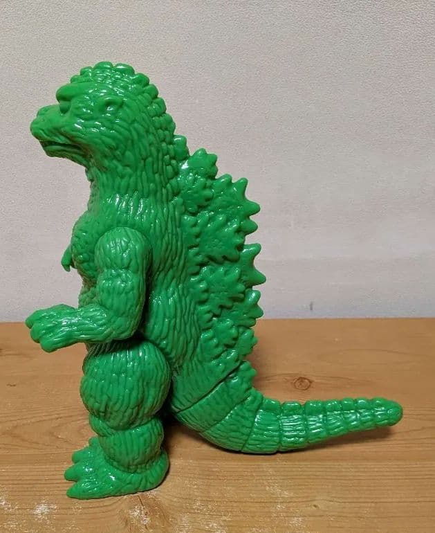 M1号 ゴジラビデオファンクラブ限定 ビオゴジ（黄緑色未塗装）ソフビ