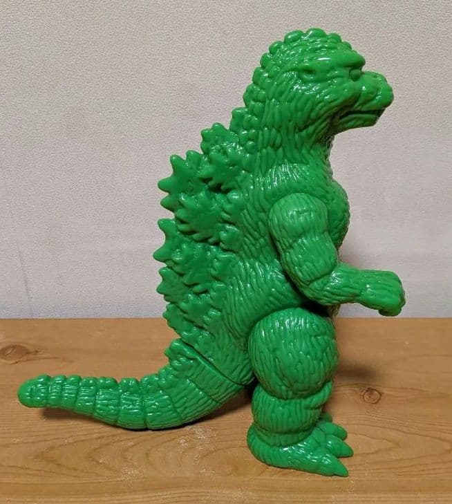M1号 ゴジラビデオファンクラブ限定 ビオゴジ（黄緑色未塗装）ソフビ