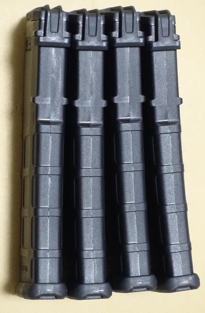 【MAGPUL PTS】マルイ次世代M4電動ガン用P-MAG（BK）4本セット