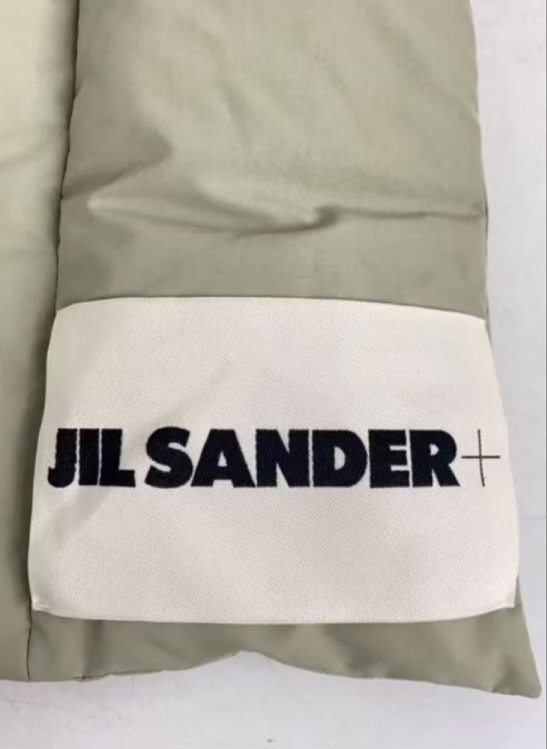 ［人気］JIL SANDER ダウンスカーフ カーキ