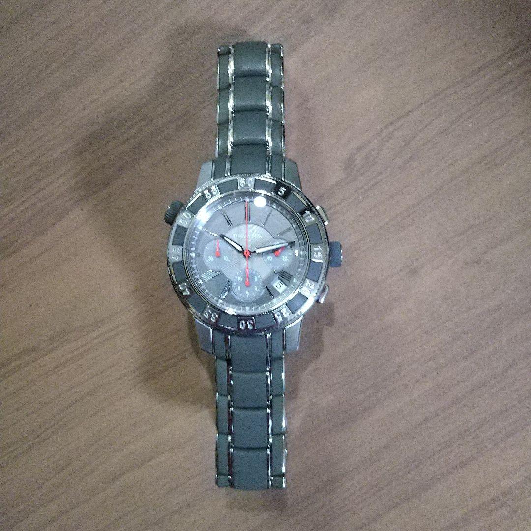 Tiffany & Co. クロノグラフ 自動巻き時計 グレー