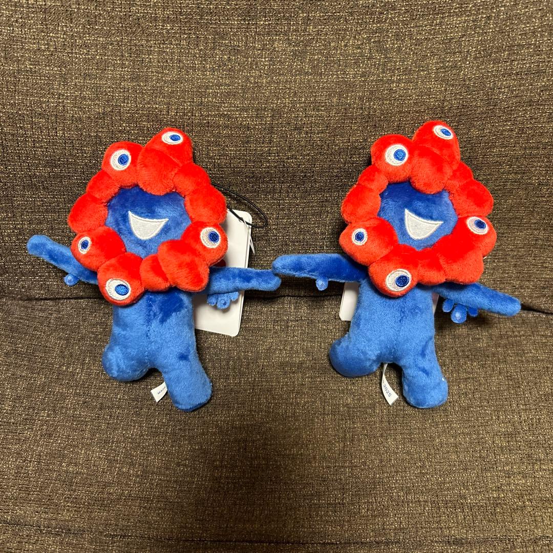 EXPO2025 ミャクミャク ゴム紐付きぬいぐるみ 全4種×2 8個セット