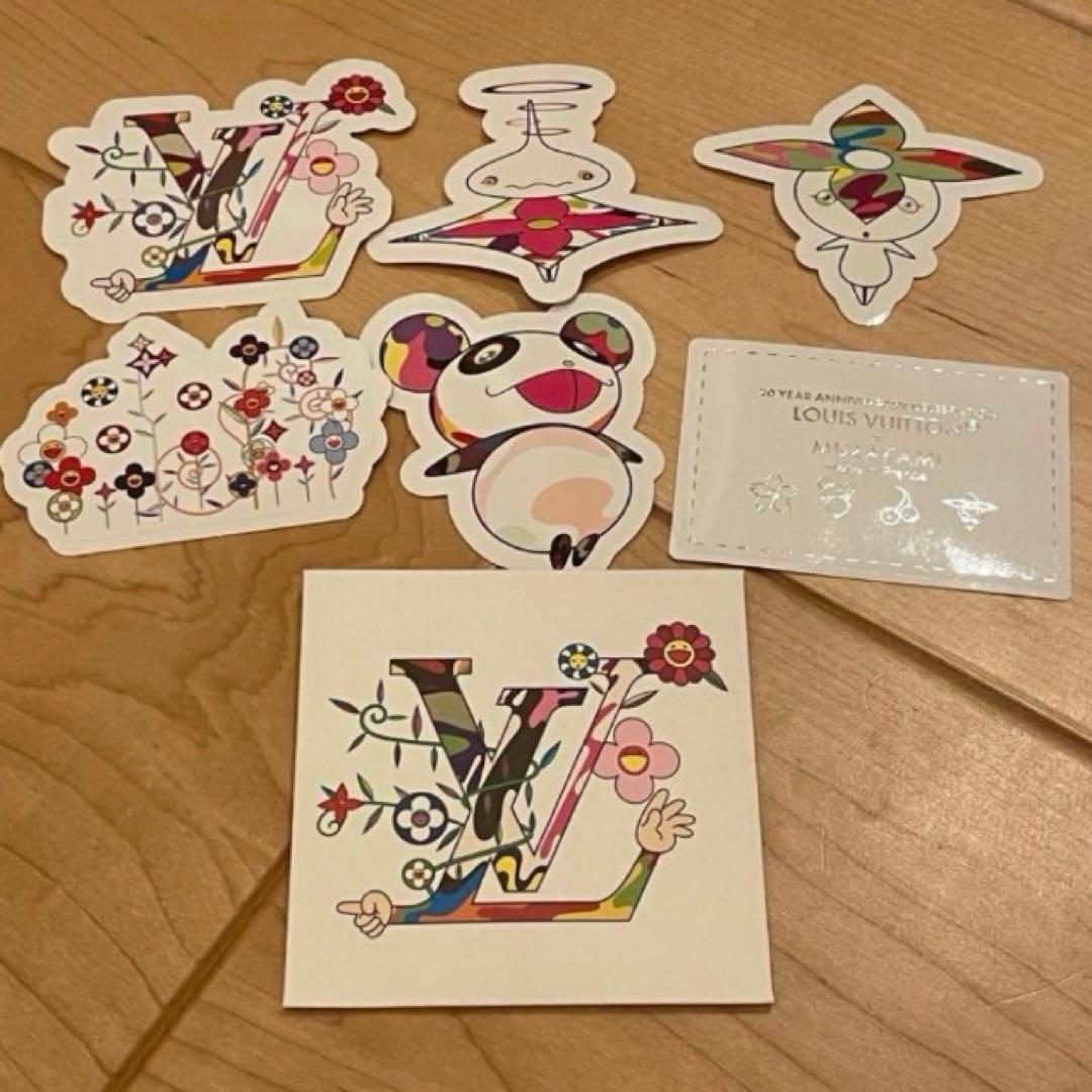 ルイ・ヴィトン 村上隆 ステッカーセット　6枚