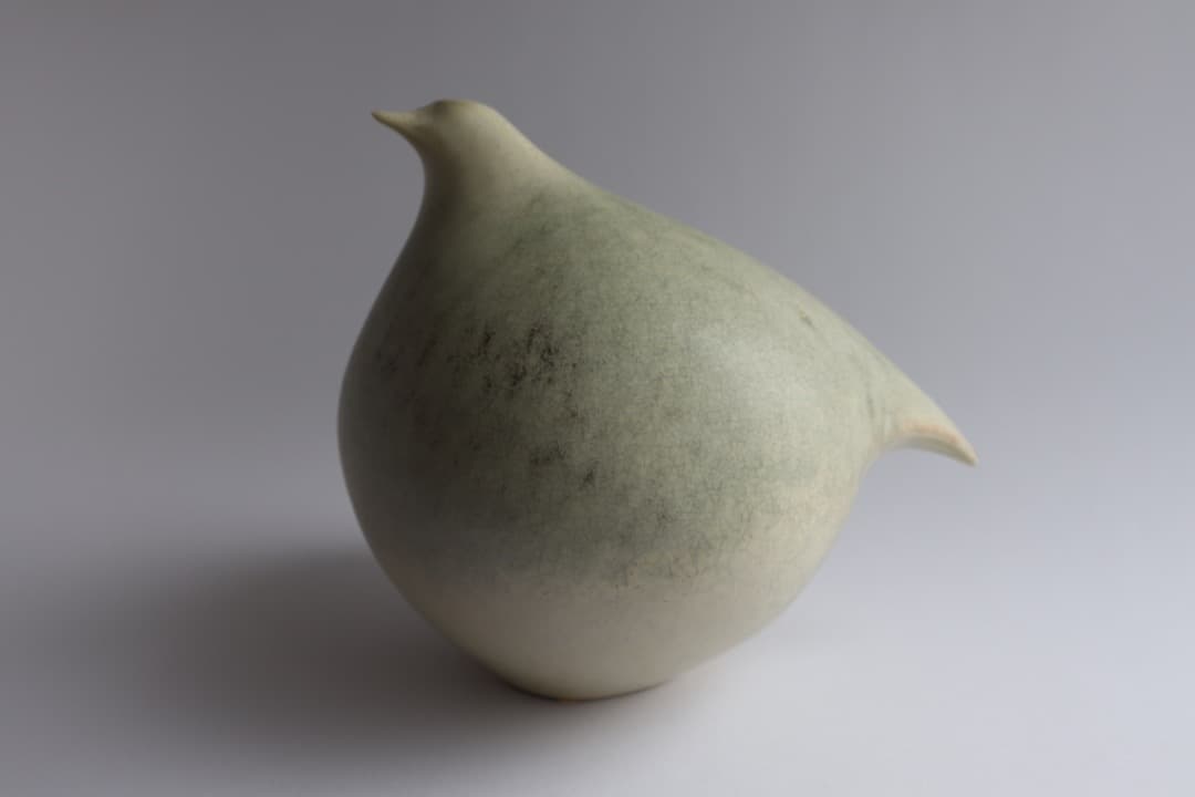 Getthen Holm　北欧陶器/北欧ビンテージ/鳥の形をした陶器