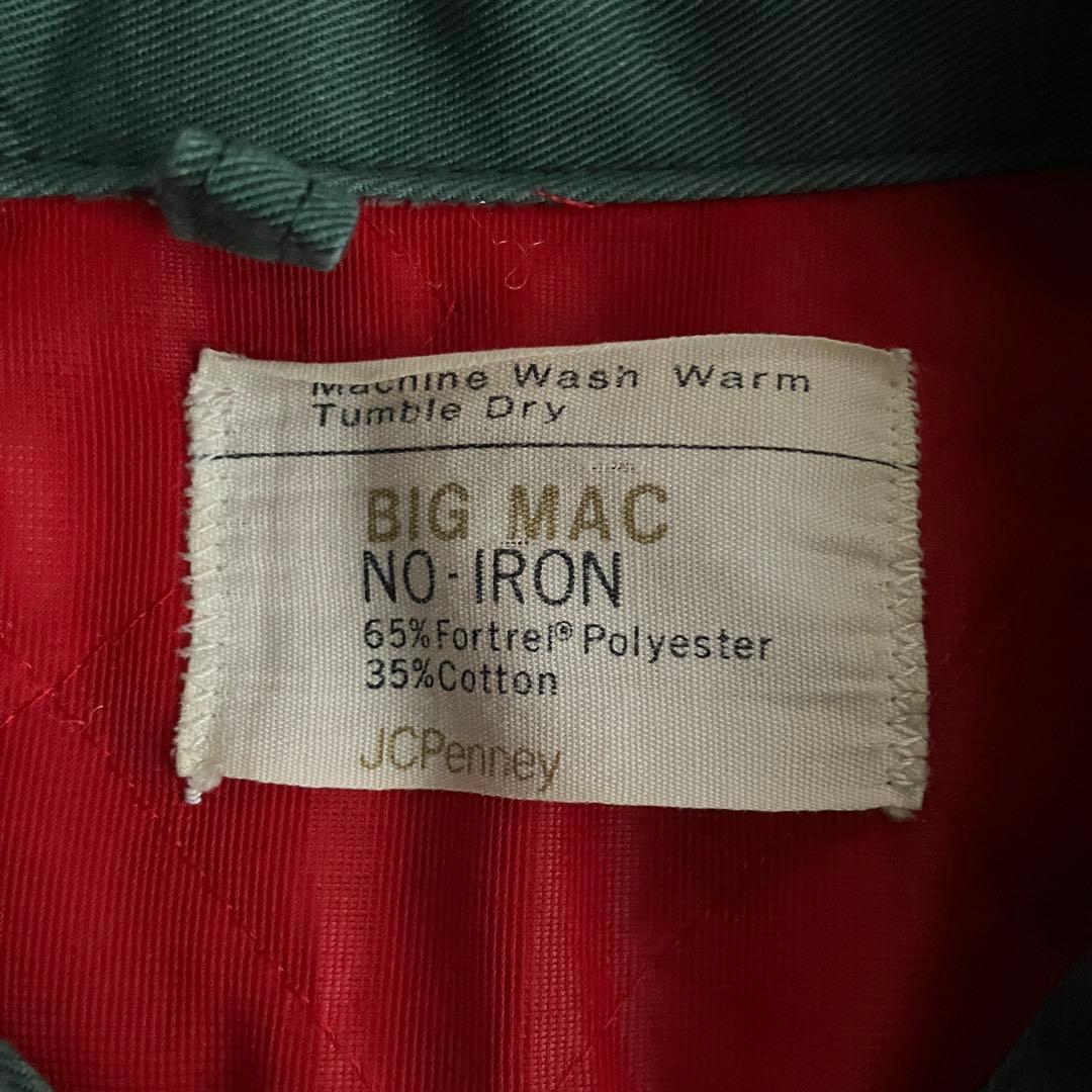 70'S BIG MAC ワークジャケット TALONアルミジップ 短丈